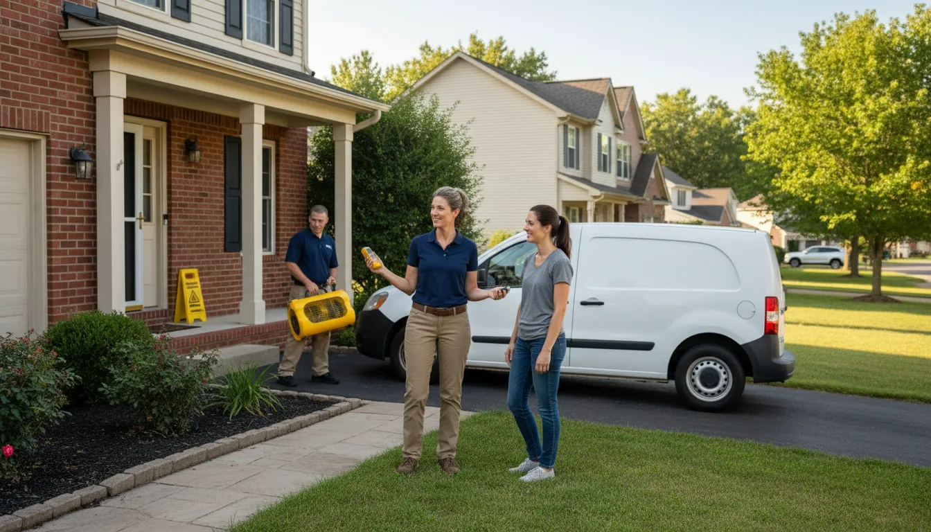 Residential water damage restoration in Hortonville, NY